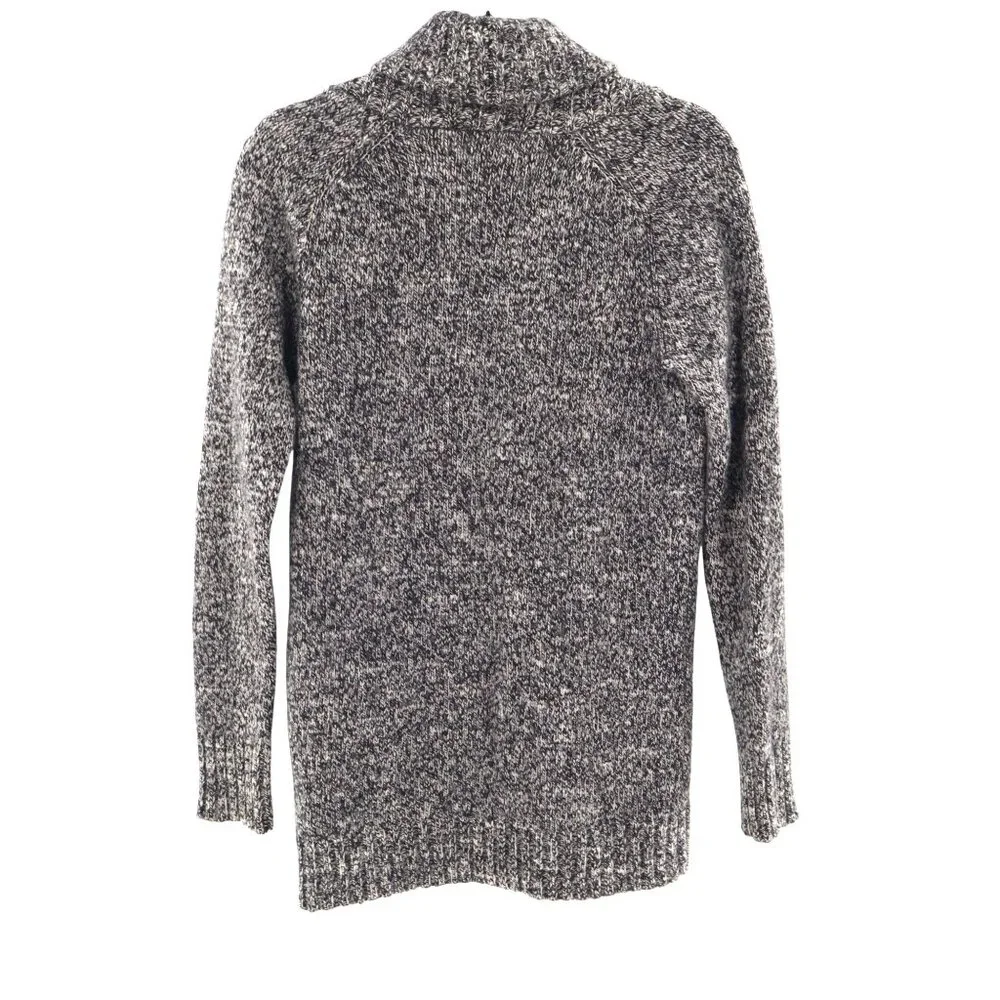 J. Crew Wool‎ Marled Sweater Womens M Gray Professor Academia Eclectic Grandpa
